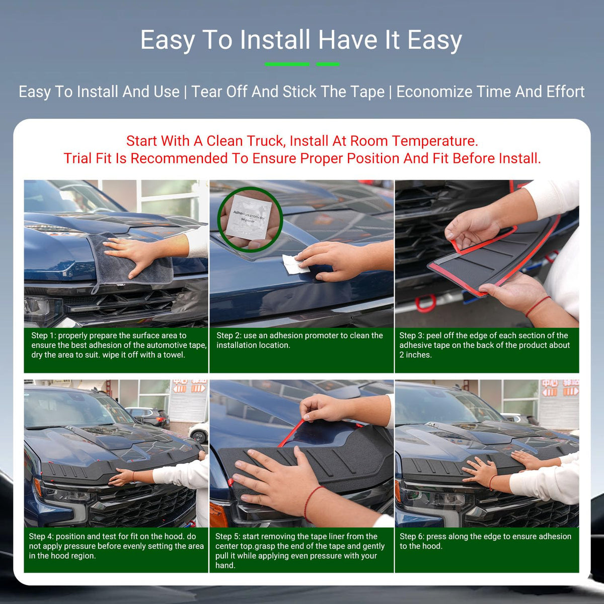 xipoqix packaging and included instructions aiding simple installation