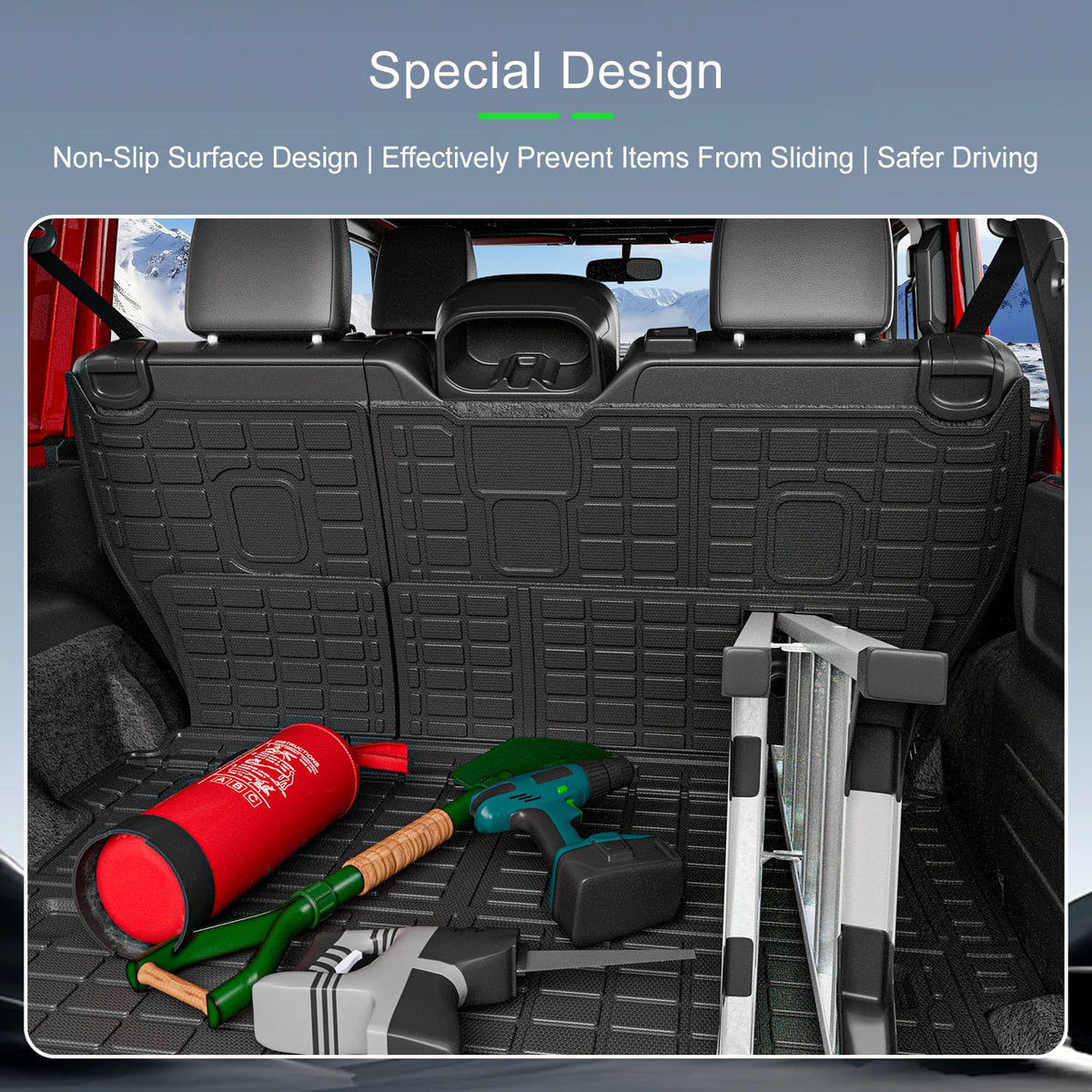xipoqix mat subwoofer cutout demonstration, allows custom fitment