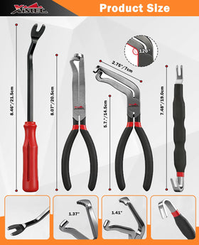 Xislet 60° bent plier close-up demonstrating angled reach to access tight connectors