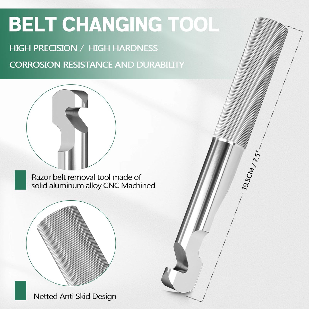 Xislet flexible shaft close-up showing bendable reach and easier screw access