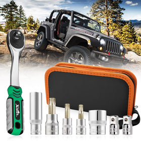Xislet front case open showing compact kit, easy access and organized storage