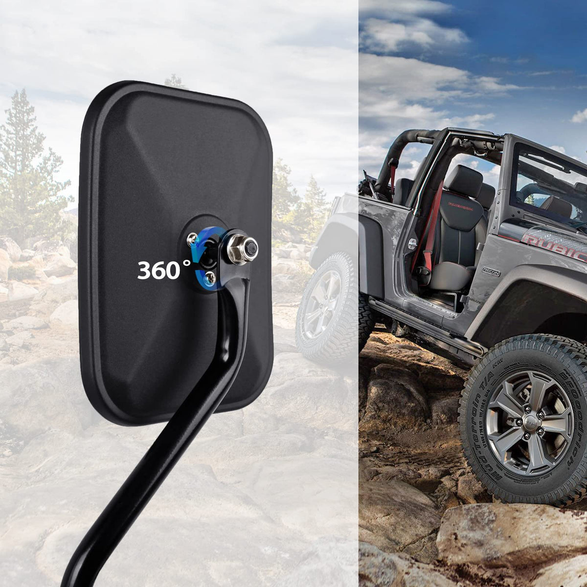 Xislet included dual-head wrench and hardware for fast installation