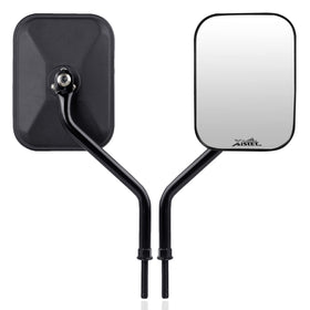 Xislet mounted on Jeep driving doorless for legal rear visibility