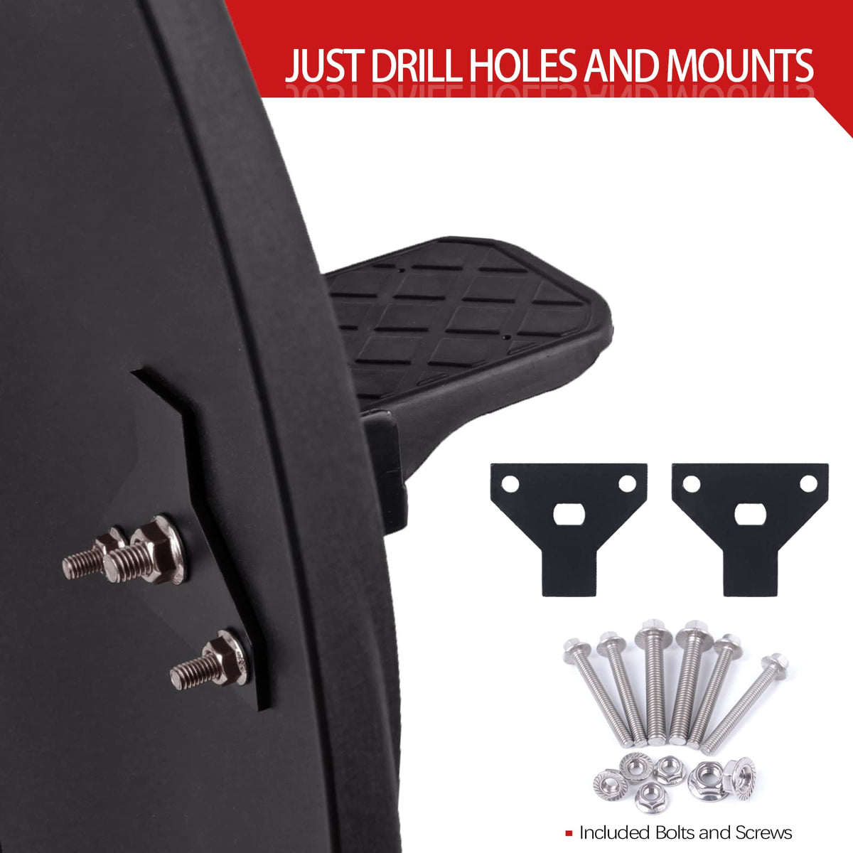 Xislet mounted on a four-wheeler rear fender showing stable passenger support