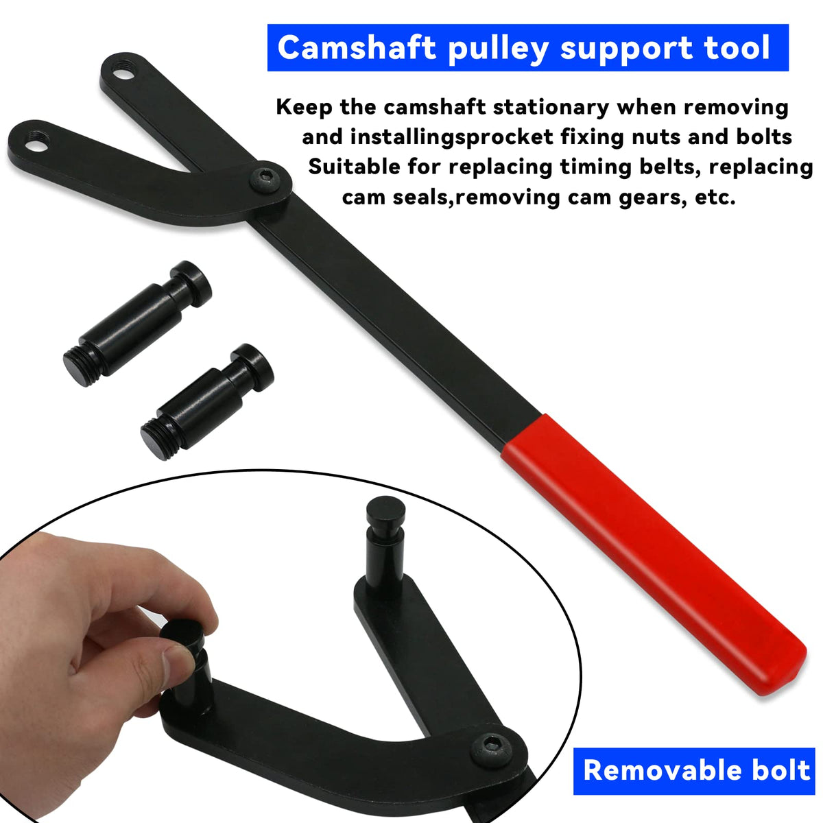 XiTuanYuan holder used while tightening pulley bolt for safer torqueing