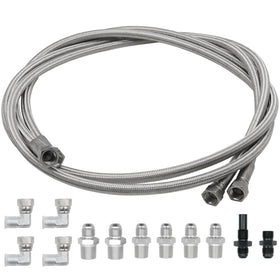 XiTuanYuan front view of cooler line kit showing hoses and adapters for easy identification