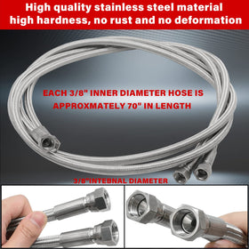 XiTuanYuan stainless steel braid close-up showing abrasion resistance and durability