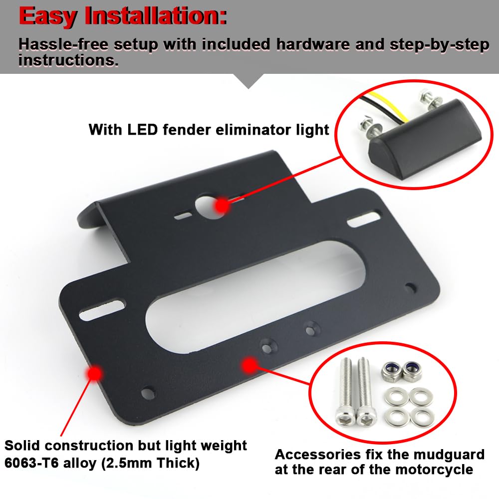 Xitomer stainless steel hardware and parts layout showing easy installation