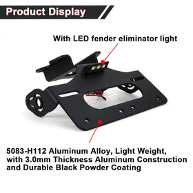 Xitomer LED license light detail highlighting bright plate illumination