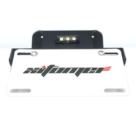 Xitomer tail tidy installed on YZF-R3 in garage highlighting sportbike styling