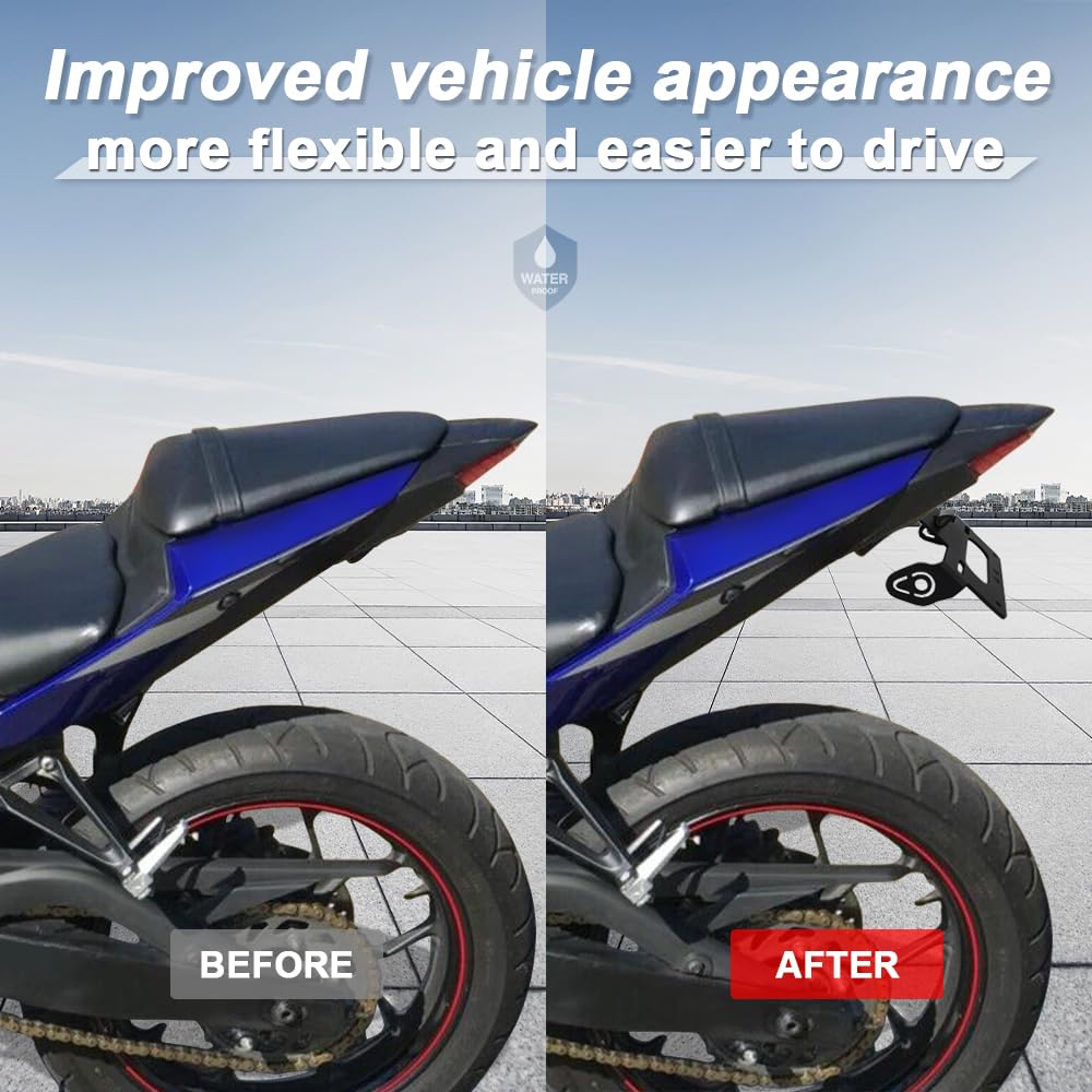 Xitomer side profile installed on bike demonstrating lower rear clearance benefit