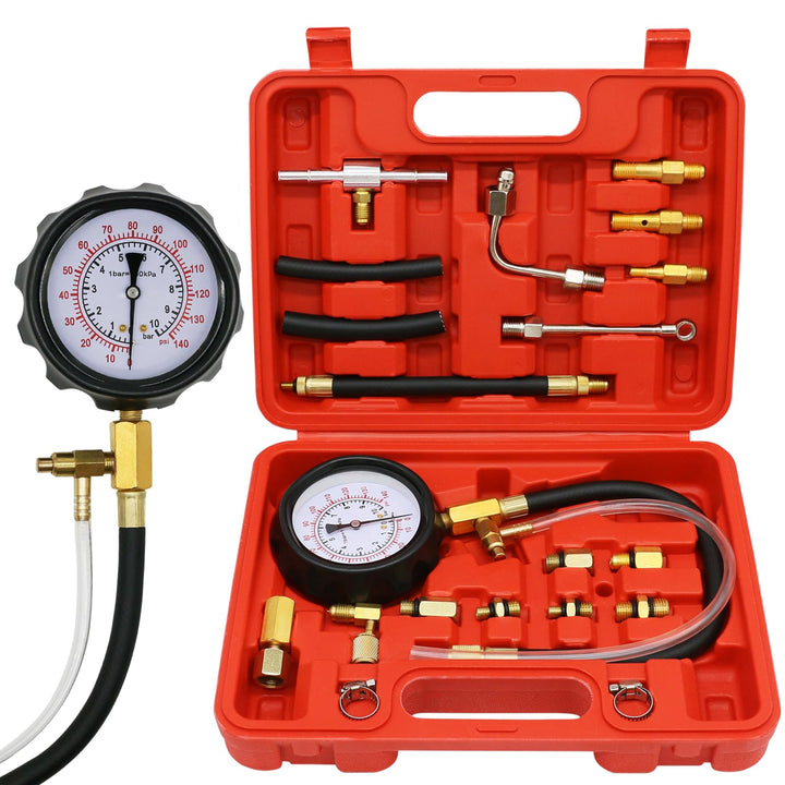 XiTuanYuan front packaging with gauge and case showing portability and protection