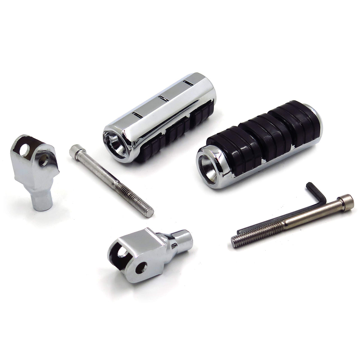 XKH-MOTO chrome finish detail showing polish and corrosion resistance benefit