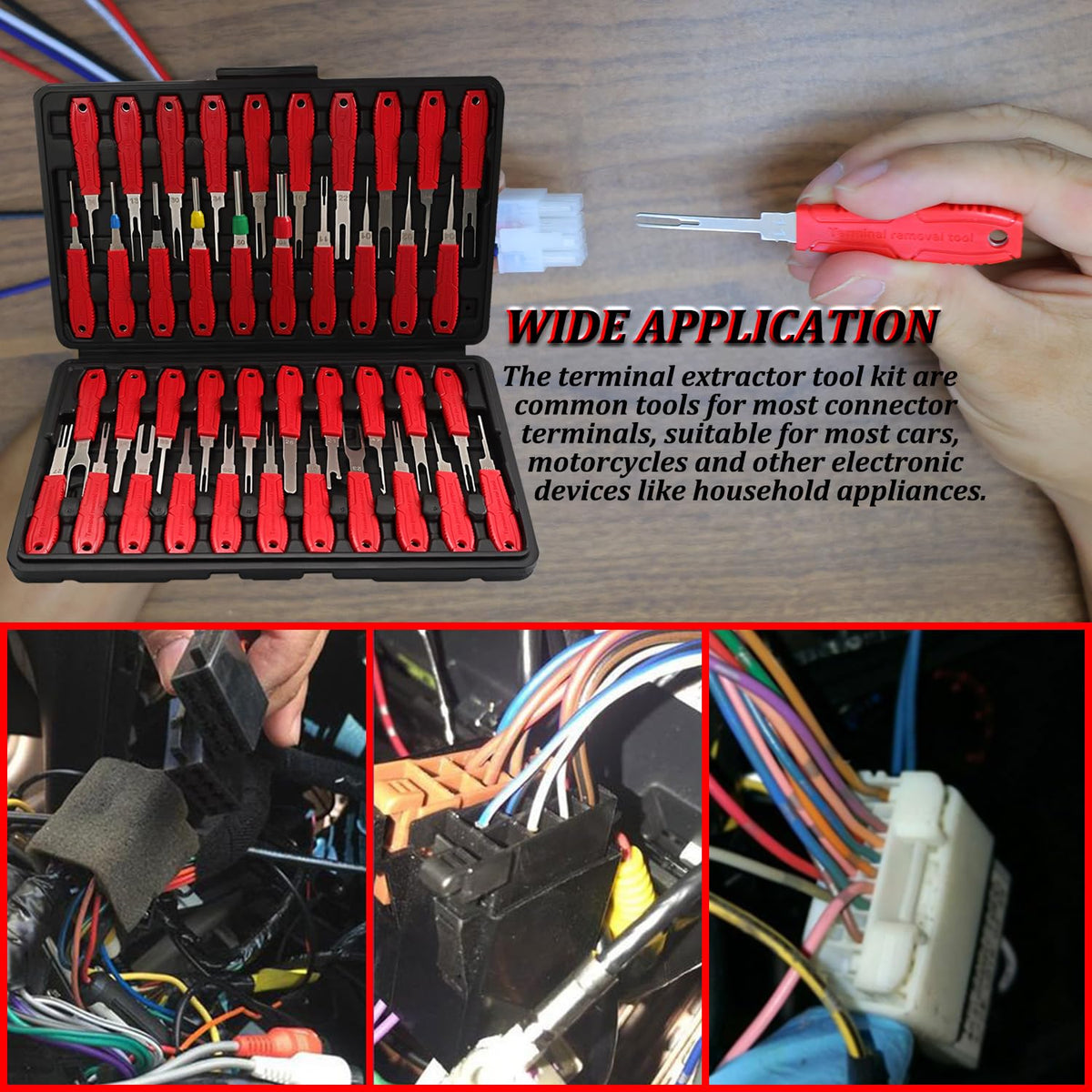 XLWJBES kit on workbench with electrical parts demonstrating professional-ready organization