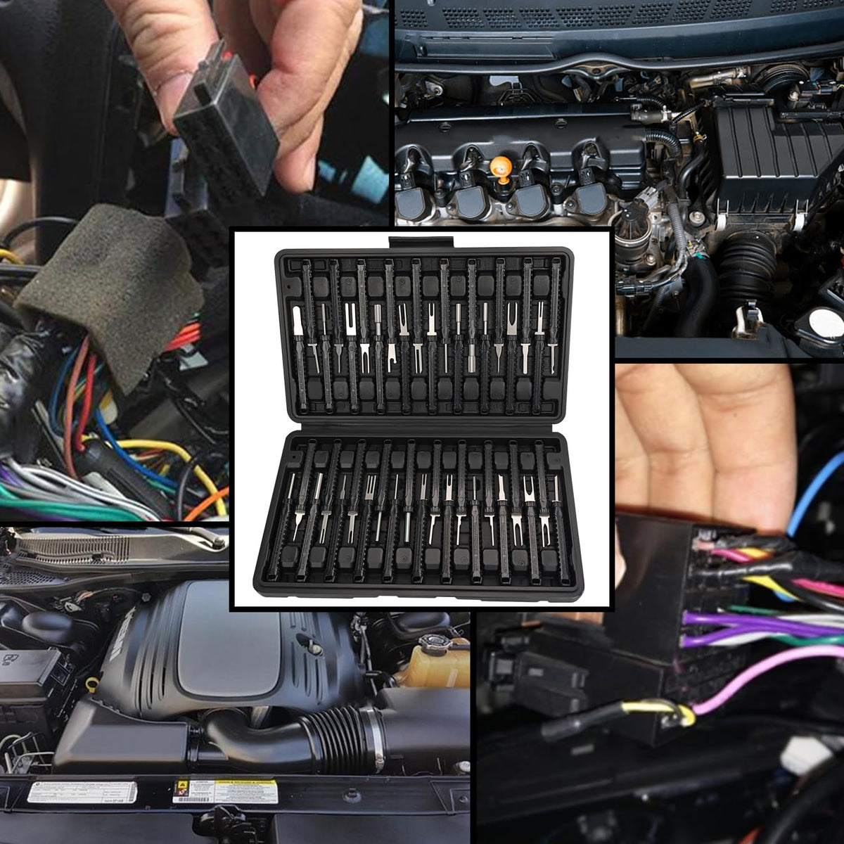 XLWJBES blow-molded case open keeping tools organized for transport