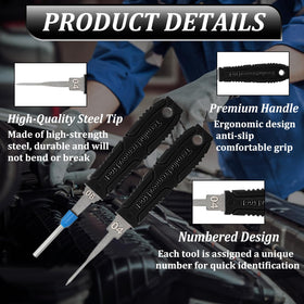 XLWJBES close-up of precision-cut tool tips for accurate terminal engagement