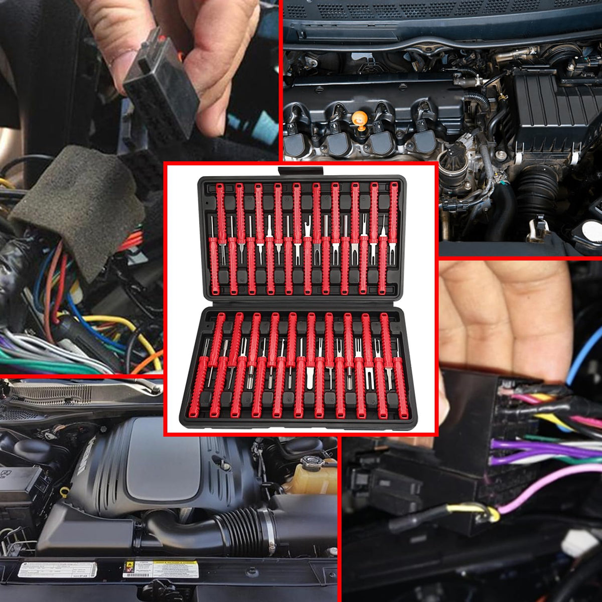 XLWJBES open molded case organized layout keeping tools visible and protected