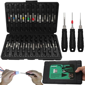XLWJBES kit front case showing organized compartments for portability and quick access