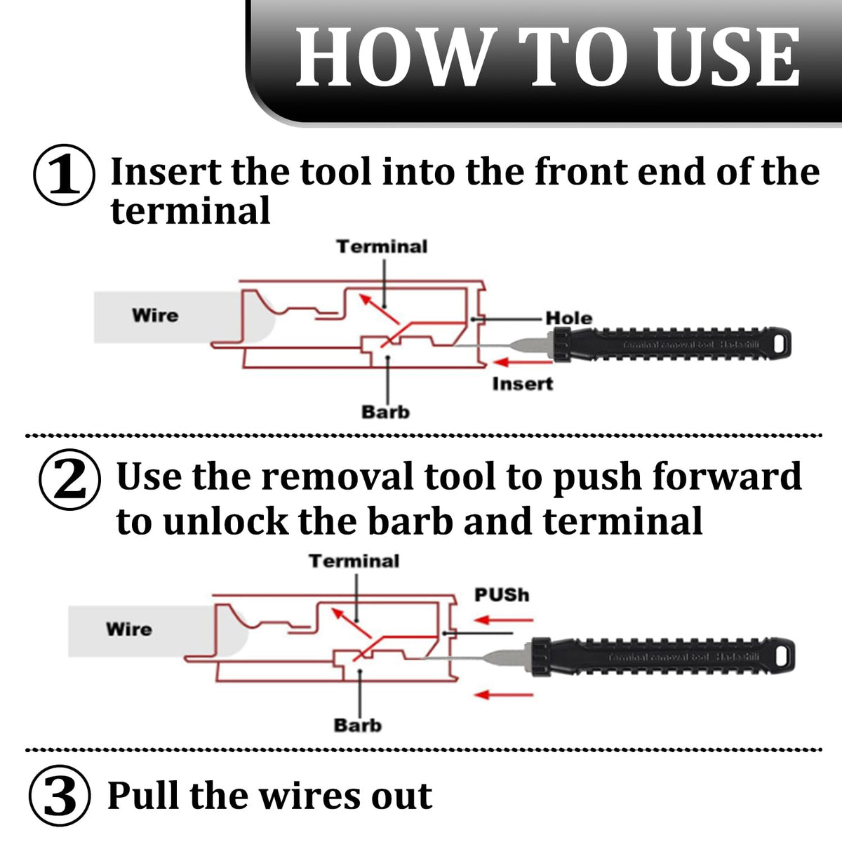 XLWJBES tools in use on vehicle connector enabling safer repairs