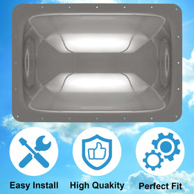 XMK flange edge detail emphasizing pre-drilled mounting points and leak protection