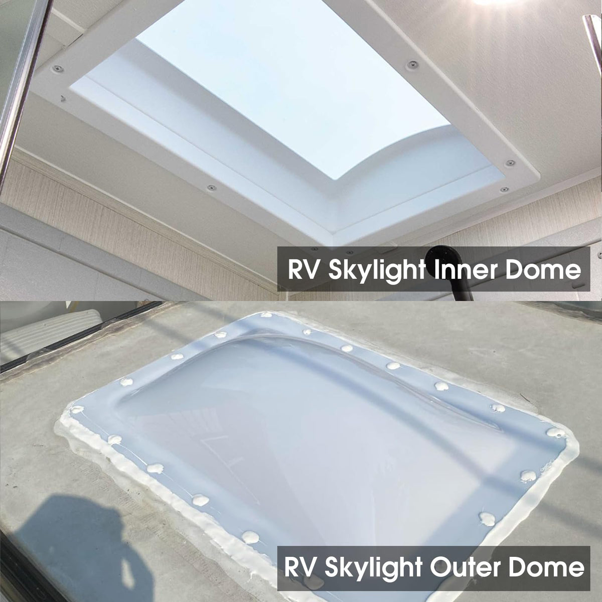 XMK inner dome front view highlighting interior finish and light diffusion