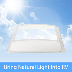 XMK mounted in RV ceiling demonstrating easy replacement and bright interior