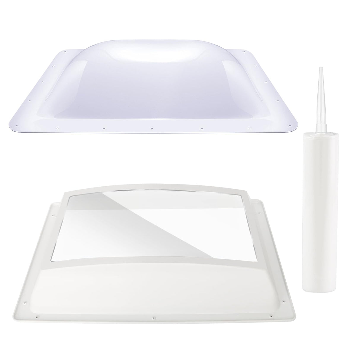 XMK outer dome front view showing clean overlap and weather protection