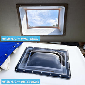 XMK skylight next to ruler showing dimensions and accurate fit for standard openings benefit