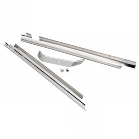 XMMT close-up of chrome finish, highlights polish and corrosion resistance