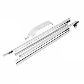 XMMT side profile of downtube covers, improves bike’s visual lines