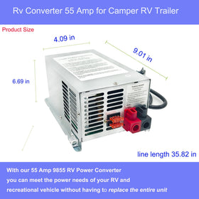 Xmnbl WF-9855 installed under refrigerator in RV, space-saving convenient placement