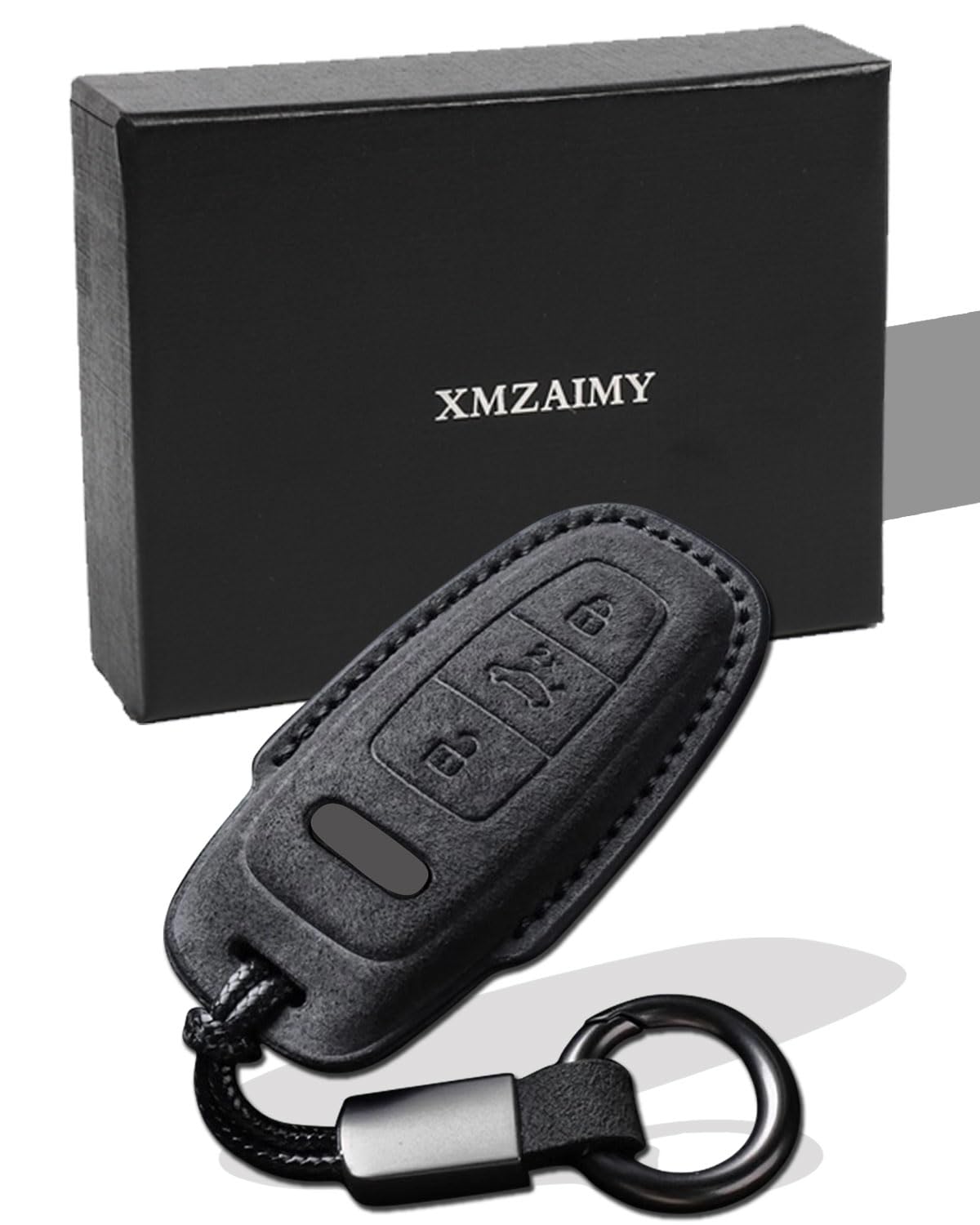 XMZAIMY close-up of suede texture showing soft grip and elegance