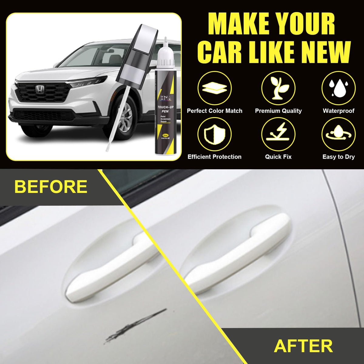 XNA mini brush detail demonstrating smooth application for thin scratches