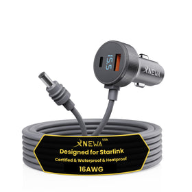 XNEWA adapter front view showing compact design and durable housing benefit