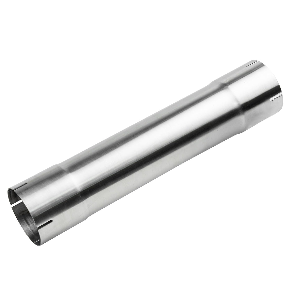 Xoepoll front view of 3.5 inch pipe showing finish and length for quick selection benefit