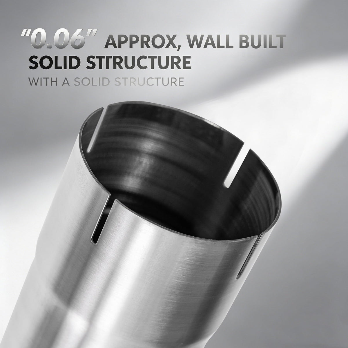 Xoepoll pipe beside ruler showing 17.3 inch length for accurate cutting benefit