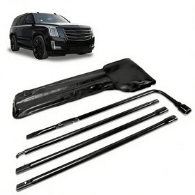 Xongjojo front view of spare tire tool kit showing complete set and packaging, reliable replacement