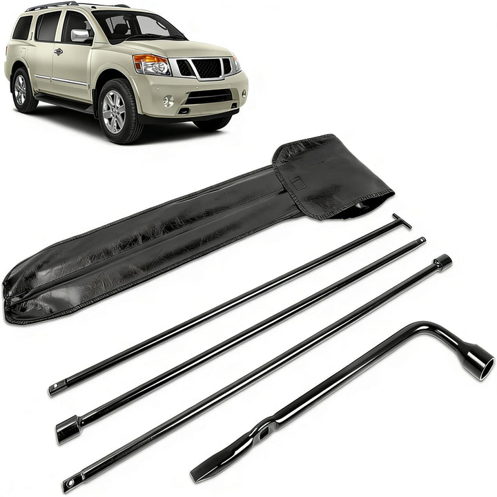 Xongjojo front packaging showing full spare tire kit and organized case benefit