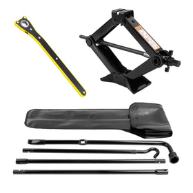 Xongjojo front packaging showing complete spare tire jack tool kit for quick roadside repairs
