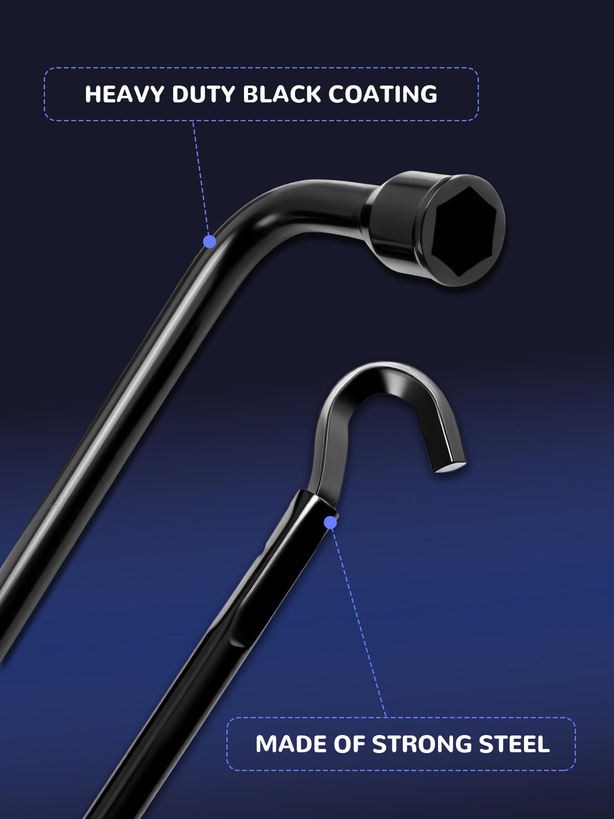 Xongjojo tool in use loosening a lug nut on a Ram truck for quicker roadside tire changes