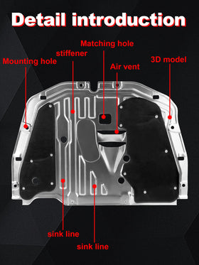 Xongjojo mounted on Civic underbody protecting engine components