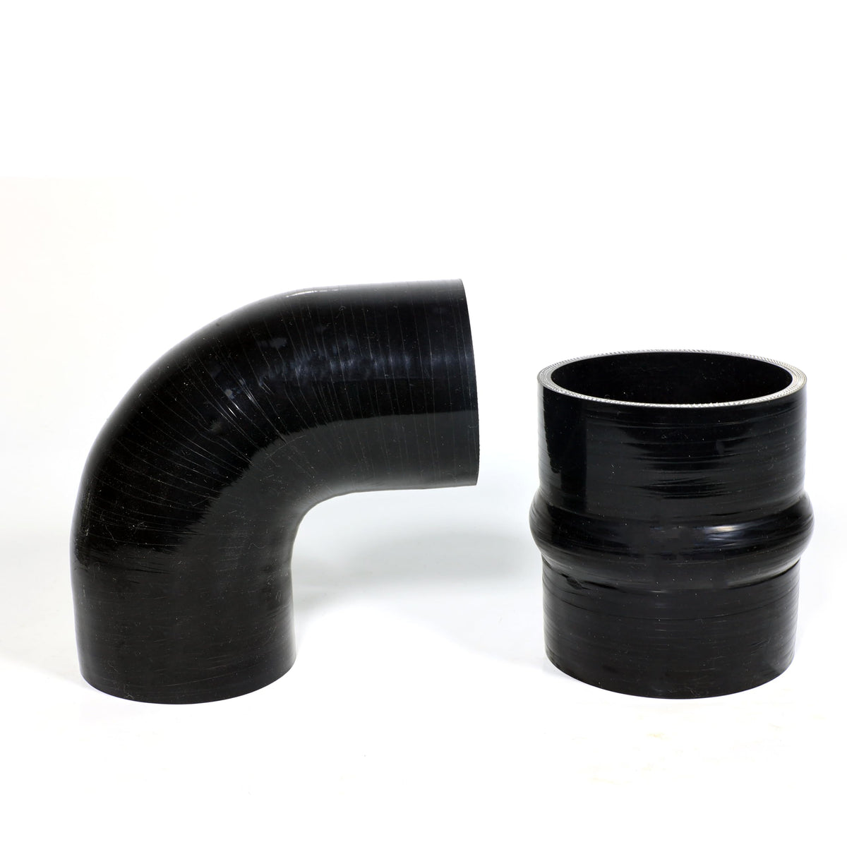 Xotic Performance angled fitment shot displaying precise bends for optimized airflow