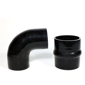 Xotic Performance angled fitment shot displaying precise bends for optimized airflow