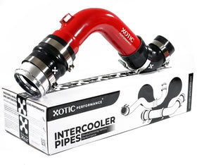 Xotic Performance front view of cold side pipe showing fit and finish benefits
