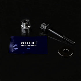 Xotic Performance hardened parallel washer detail showing wear resistance and proper seating benefit