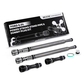 Xotic Performance dummy plug with Viton O-rings and PTFE rings for superior sealing