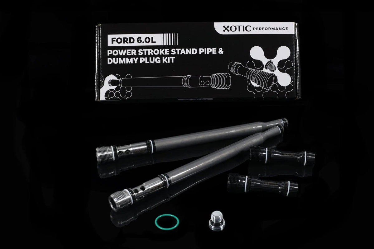 Xotic Performance close-up of cutaway stand pipe revealing integrated check valve benefit