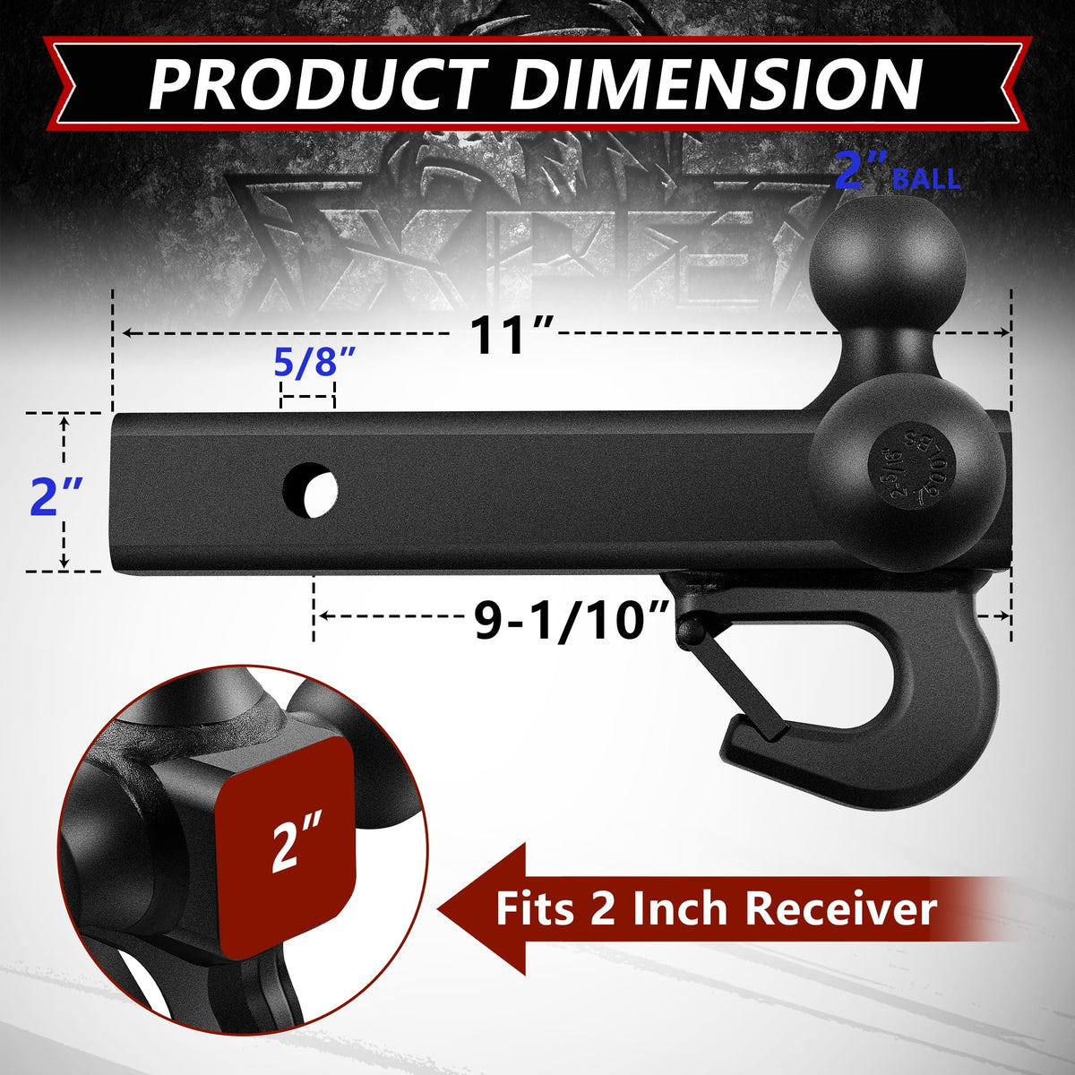 XPE tri ball beside ruler showing scale and compact design for easy transport