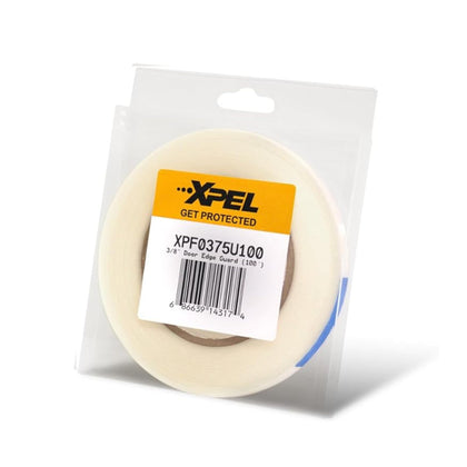 XPEL roll front view showing clear urethane film protecting edges