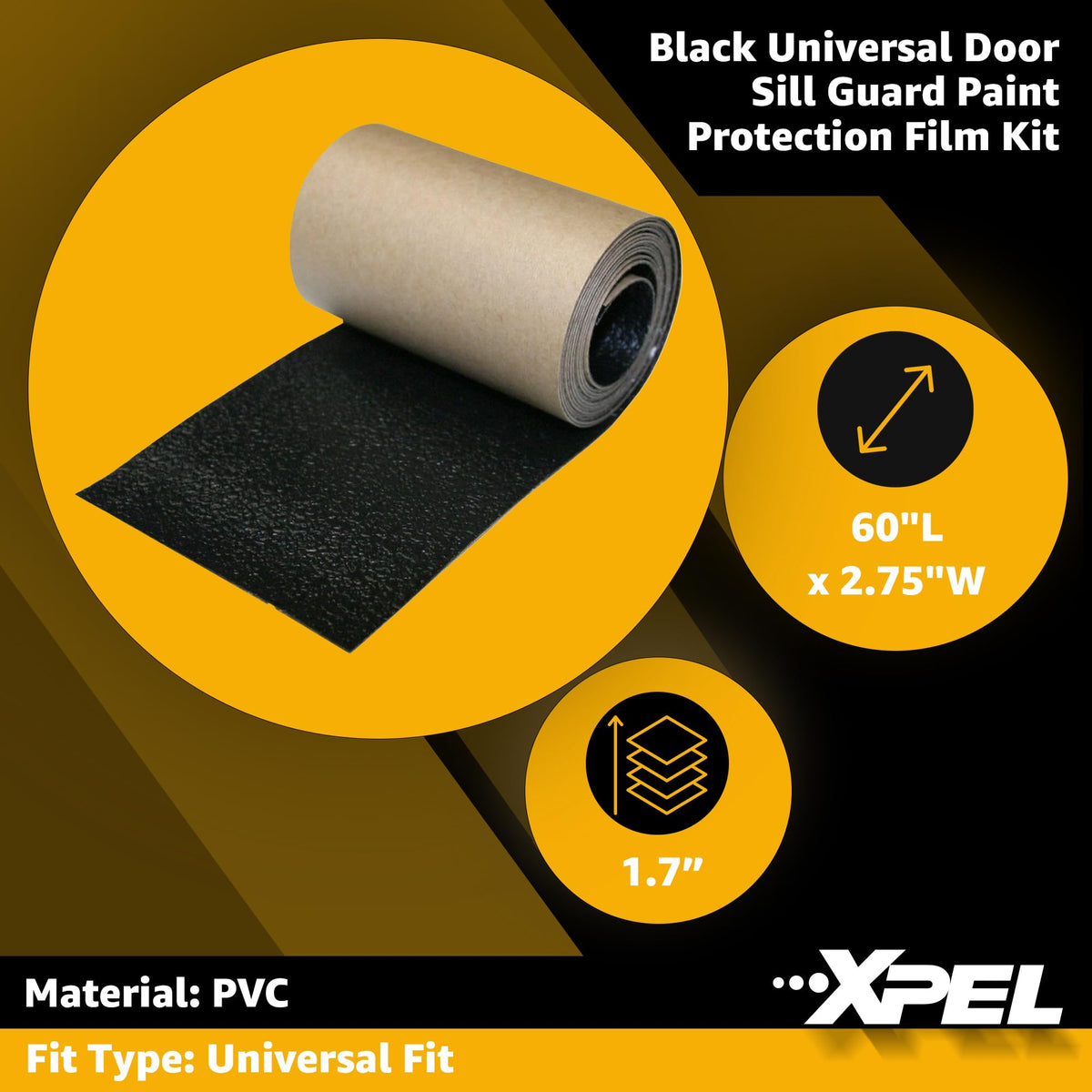 XPEL close-up of 23mil embossed film texture for durable protection
